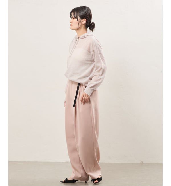 IENA「《予約》モヘヤコンシアーフーディー」|ニット・セーター|