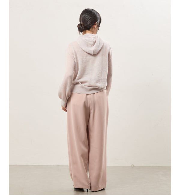 IENA「《予約》モヘヤコンシアーフーディー」|ニット・セーター|