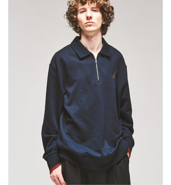 417 EDIFICE「FRED PERRY / フレッドペリー HALF ZIP COLLARED SWEATSHIRT」|スウェット・ジャージ|