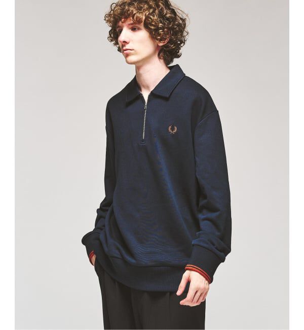 417 EDIFICE「FRED PERRY / フレッドペリー HALF ZIP COLLARED SWEATSHIRT」|スウェット・ジャージ|