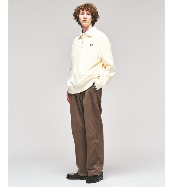 417 EDIFICE「FRED PERRY / フレッドペリー HALF ZIP COLLARED SWEATSHIRT」|スウェット・ジャージ|