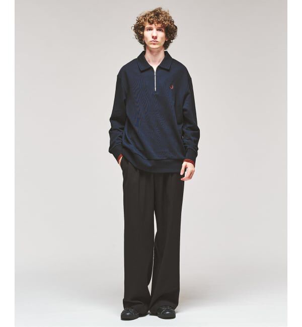 417 EDIFICE「FRED PERRY / フレッドペリー HALF ZIP COLLARED SWEATSHIRT」|スウェット・ジャージ|