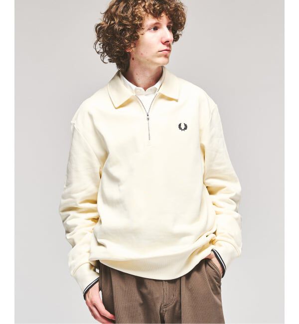 417 EDIFICE「FRED PERRY / フレッドペリー HALF ZIP COLLARED SWEATSHIRT」|スウェット・ジャージ|