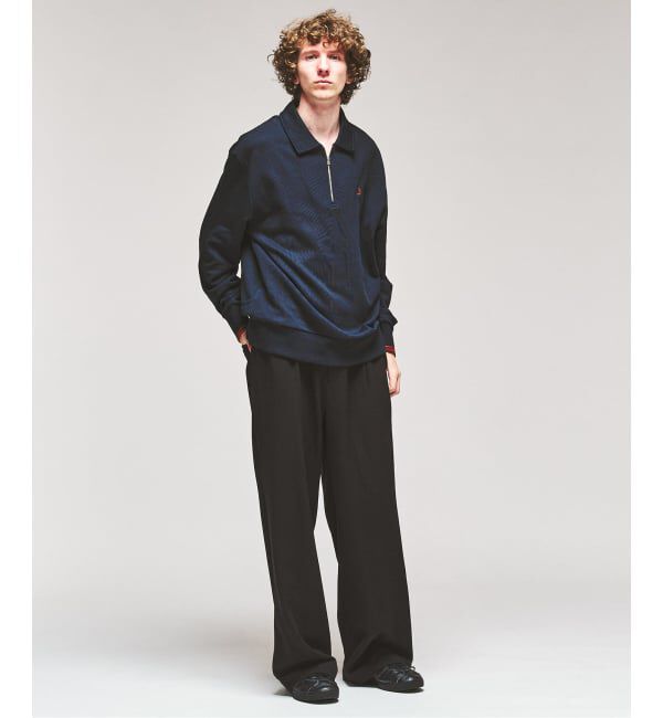 417 EDIFICE「FRED PERRY / フレッドペリー HALF ZIP COLLARED SWEATSHIRT」|スウェット・ジャージ|