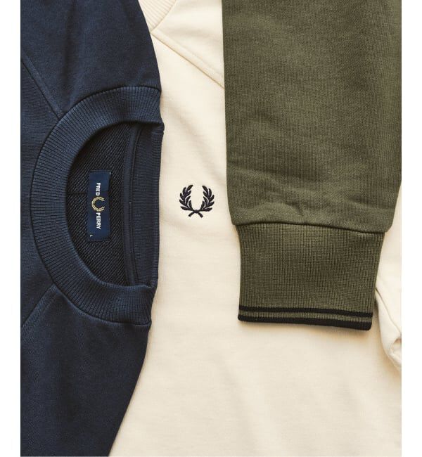 417 EDIFICE「FRED PERRY / フレッドペリー TIPPED CREWNECK SWEATSHIRT」|スウェット・ジャージ|