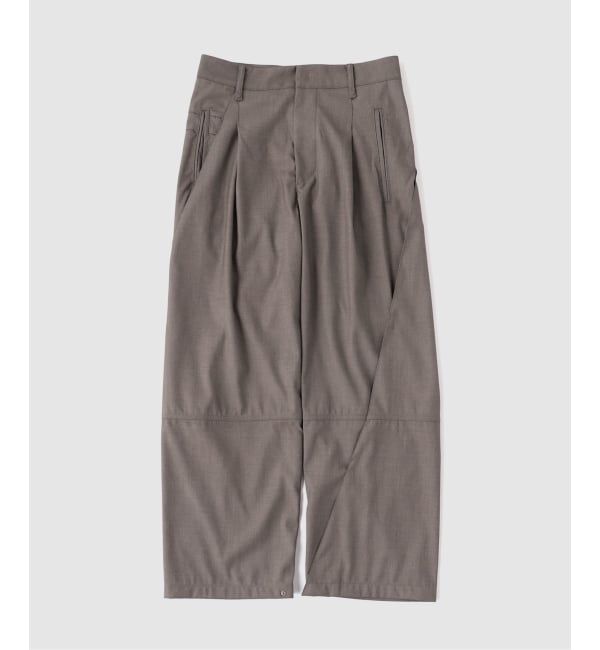 PULP「SAN SAN GEAR / サンサンギア WAVE TROUSER」|スラックス|ブラウン