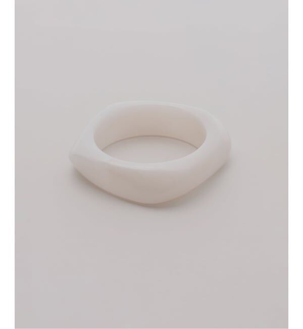 journal standard L'essage「CRYSTAL HAZE/クリスタル ヘイズ Jelly Bangle White バングル」|ブレスレット・バングル|