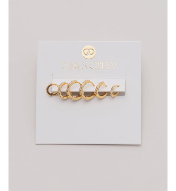 journal standard L'essage「《WEB限定》Girlscrew/ガールズクルー Walk Of Fame ピアス (6ピース1セット)」|ピアス|