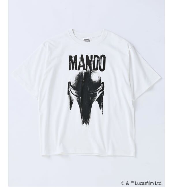 JOURNAL STANDARD「STAR WARS / スター・ウォーズ マンダロリアン プリント Tシャツ」|Tシャツ・カットソー|ホワイト