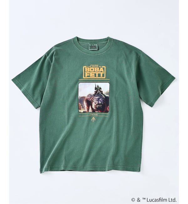 JOURNAL STANDARD「STAR WARS / スター・ウォーズ マンダロリアン プリント Tシャツ」|Tシャツ・カットソー|グリーン