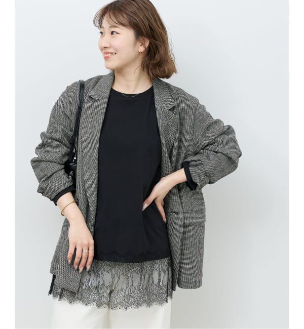 JOURNAL STANDARD relume「《WEB限定追加》レースヘムロンT」|Tシャツ・カットソー|