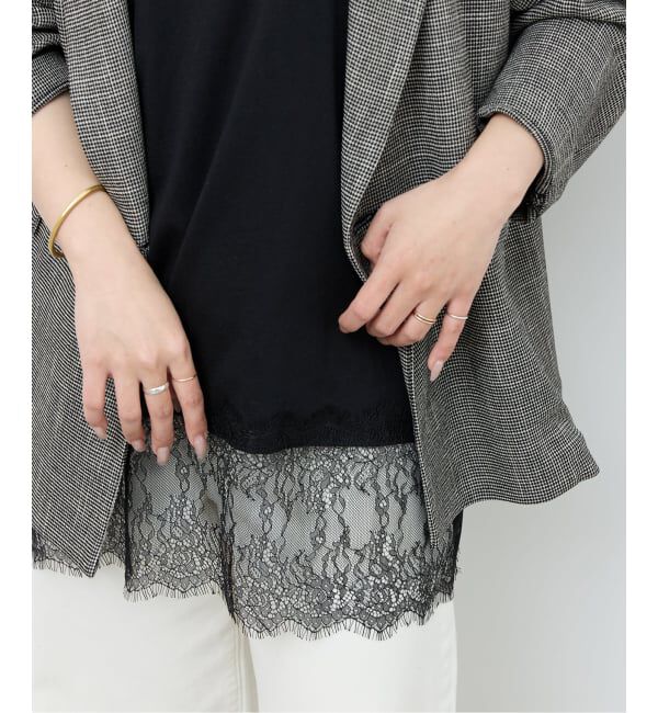 JOURNAL STANDARD relume「《WEB限定追加》レースヘムロンT」|Tシャツ・カットソー|