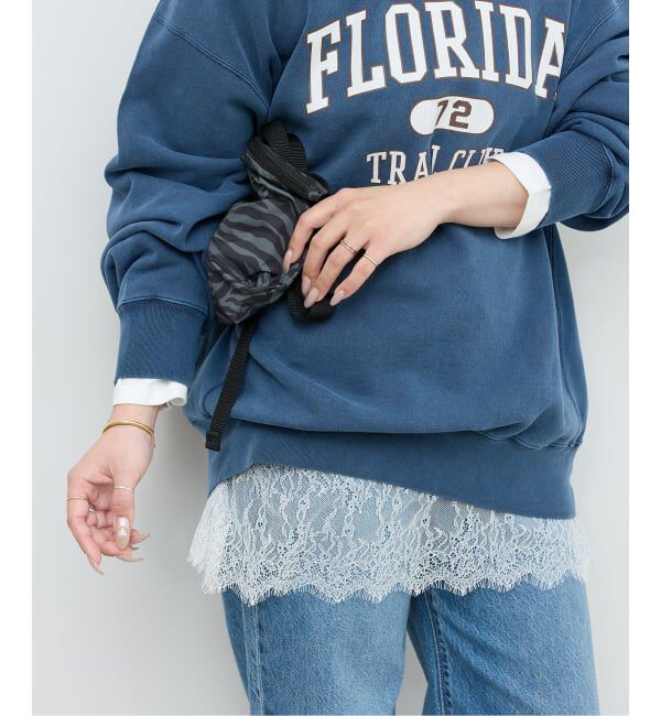 JOURNAL STANDARD relume「《WEB限定追加》レースヘムロンT」|Tシャツ・カットソー|