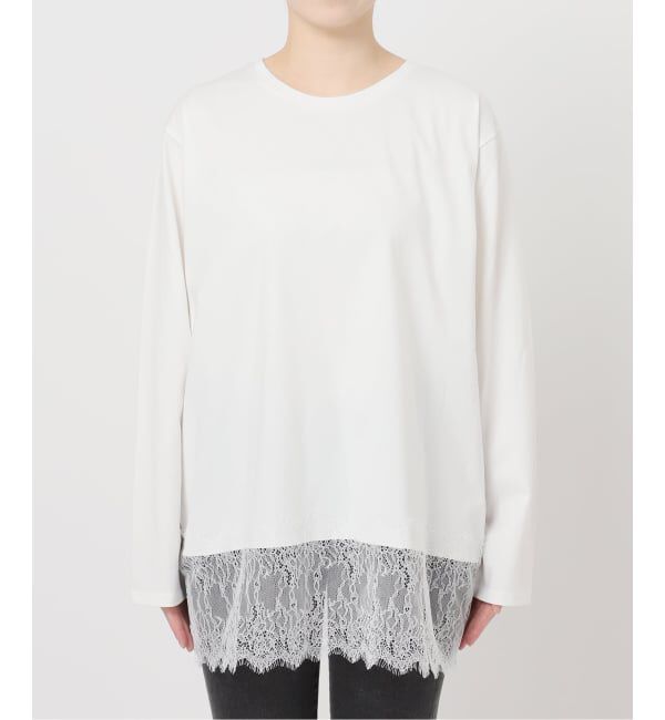 JOURNAL STANDARD relume「《WEB限定追加》レースヘムロンT」|Tシャツ・カットソー|