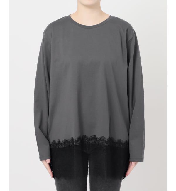 JOURNAL STANDARD relume「《WEB限定追加》レースヘムロンT」|Tシャツ・カットソー|