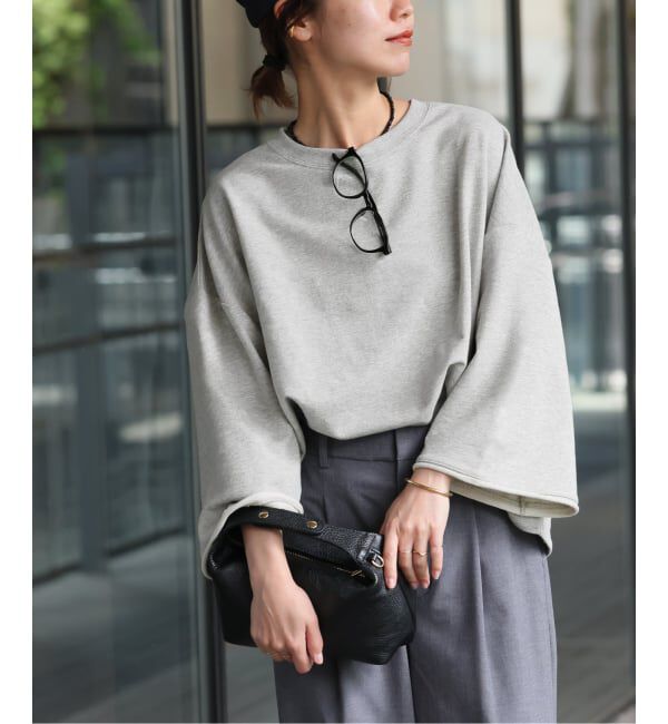 JOURNAL STANDARD relume「《WEB限定追加》バイオミニ裏毛ルーズプルオーバー」|Tシャツ・カットソー|グレー
