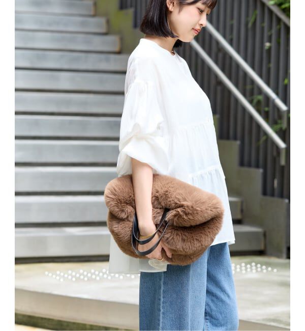 JOURNAL STANDARD relume「《WEB限定》バンドカラーティアードブラウス」|シャツ・ブラウス|