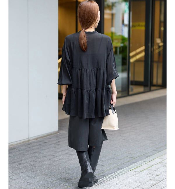 JOURNAL STANDARD relume「《WEB限定》バンドカラーティアードブラウス」|シャツ・ブラウス|