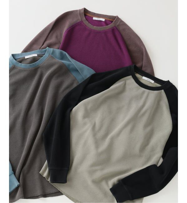 JOURNAL STANDARD relume「フェードワッフル ラグラン ロンT」|Tシャツ・カットソー|