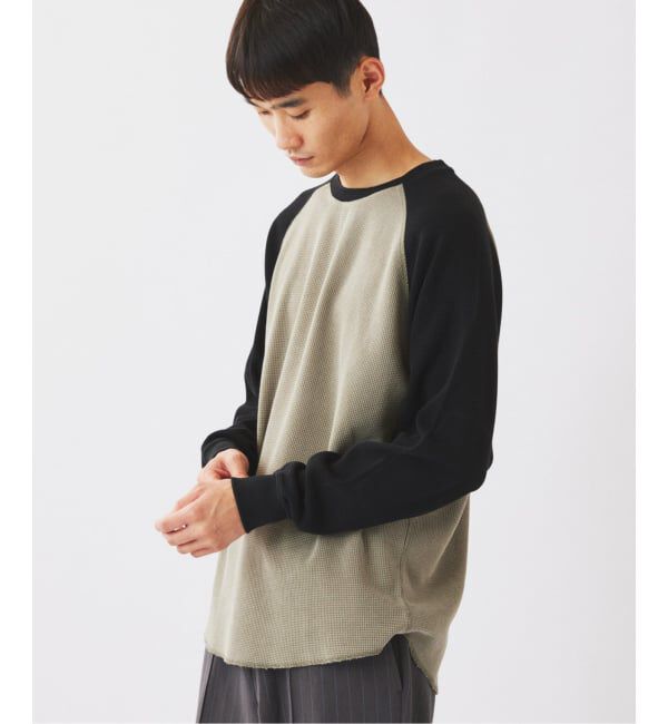 JOURNAL STANDARD relume「フェードワッフル ラグラン ロンT」|Tシャツ・カットソー|