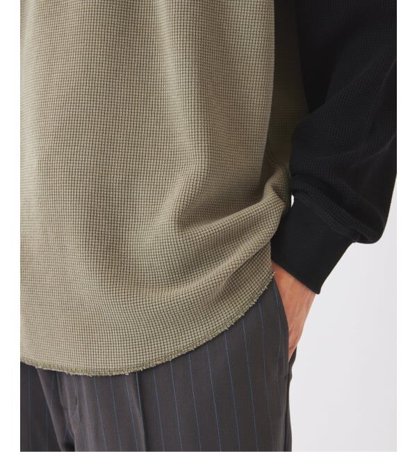 JOURNAL STANDARD relume「フェードワッフル ラグラン ロンT」|Tシャツ・カットソー|