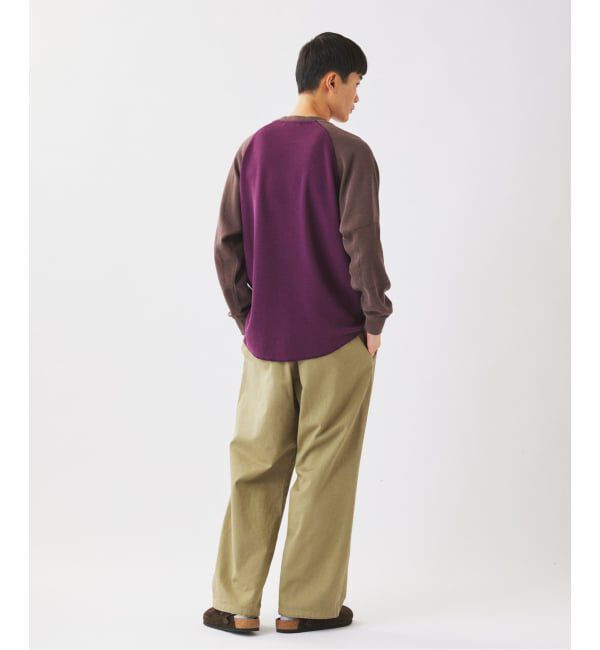 JOURNAL STANDARD relume「フェードワッフル ラグラン ロンT」|Tシャツ・カットソー|
