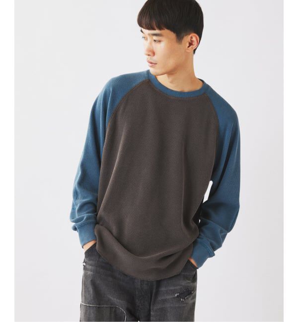 JOURNAL STANDARD relume「フェードワッフル ラグラン ロンT」|Tシャツ・カットソー|
