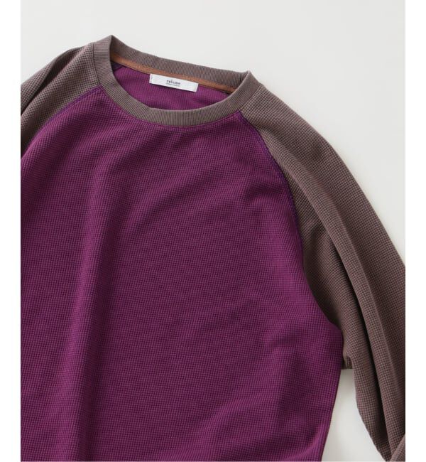 JOURNAL STANDARD relume「フェードワッフル ラグラン ロンT」|Tシャツ・カットソー|