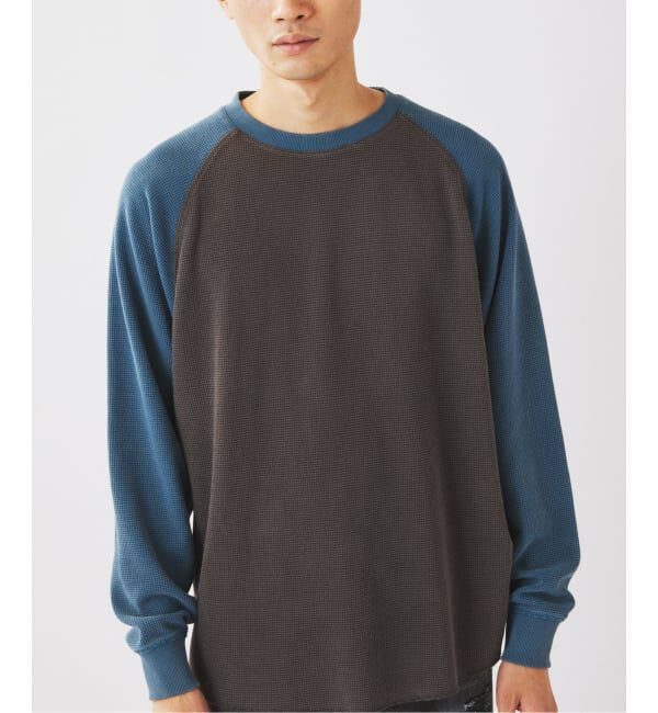 JOURNAL STANDARD relume「フェードワッフル ラグラン ロンT」|Tシャツ・カットソー|