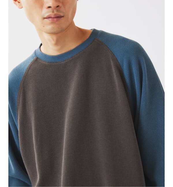 JOURNAL STANDARD relume「フェードワッフル ラグラン ロンT」|Tシャツ・カットソー|