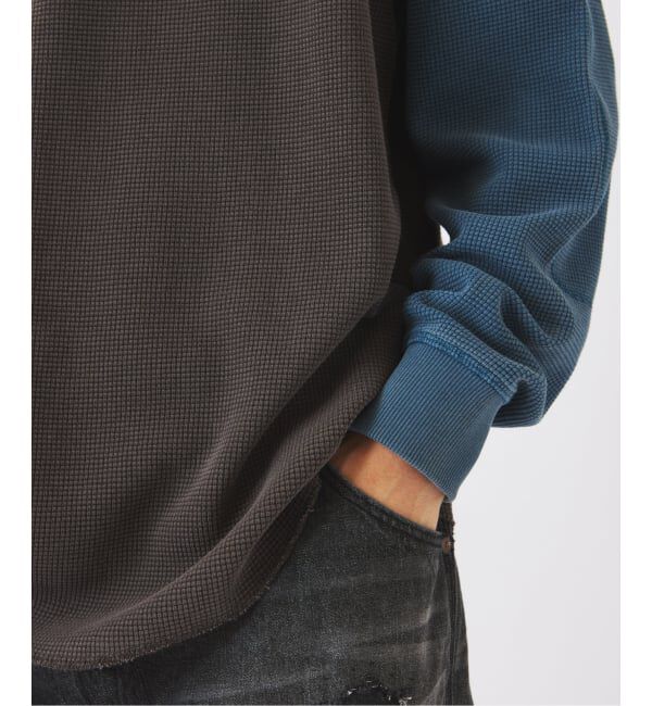 JOURNAL STANDARD relume「フェードワッフル ラグラン ロンT」|Tシャツ・カットソー|