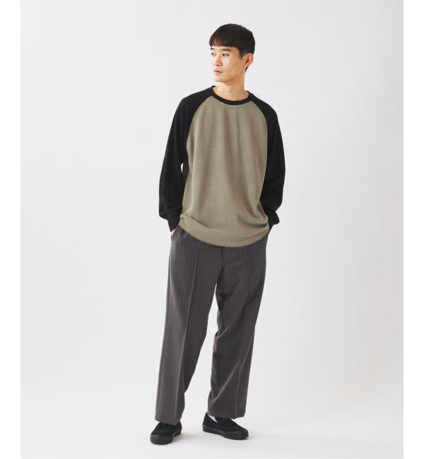 JOURNAL STANDARD relume「フェードワッフル ラグラン ロンT」|Tシャツ・カットソー|