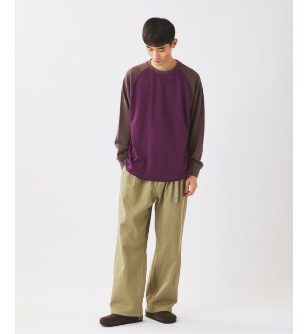 JOURNAL STANDARD relume「フェードワッフル ラグラン ロンT」|Tシャツ・カットソー|