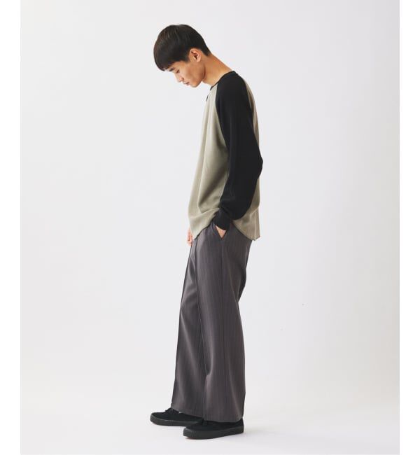 JOURNAL STANDARD relume「フェードワッフル ラグラン ロンT」|Tシャツ・カットソー|