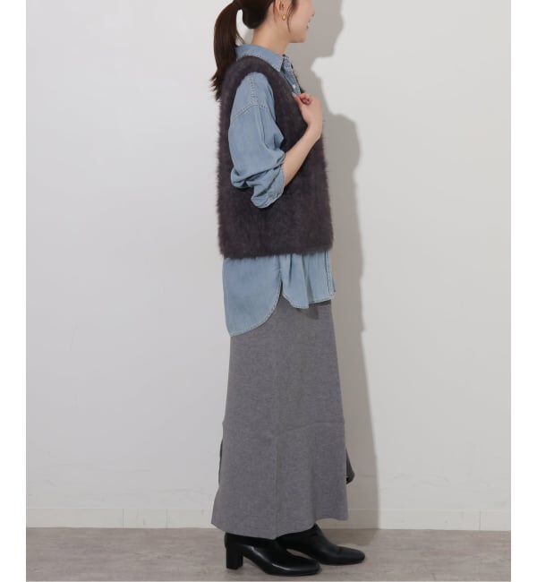 JOURNAL STANDARD relume「《追加2》ライトデニムオーバーサイズシャツ」|シャツ・ブラウス|