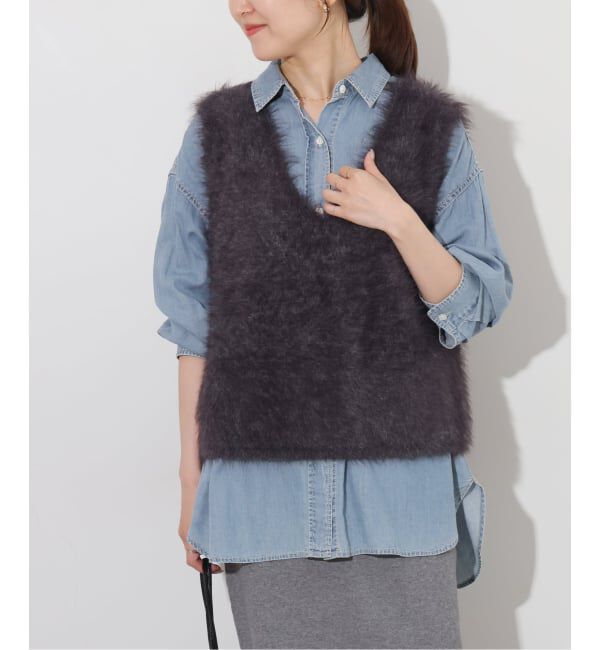 JOURNAL STANDARD relume「《追加2》ライトデニムオーバーサイズシャツ」|シャツ・ブラウス|
