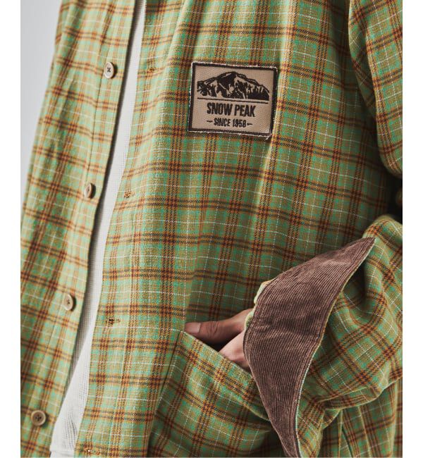 JOURNAL STANDARD「《予約》snow peak / スノーピーク 別注 ネル コール シャツジャケット」|シャツ・ブラウス|
