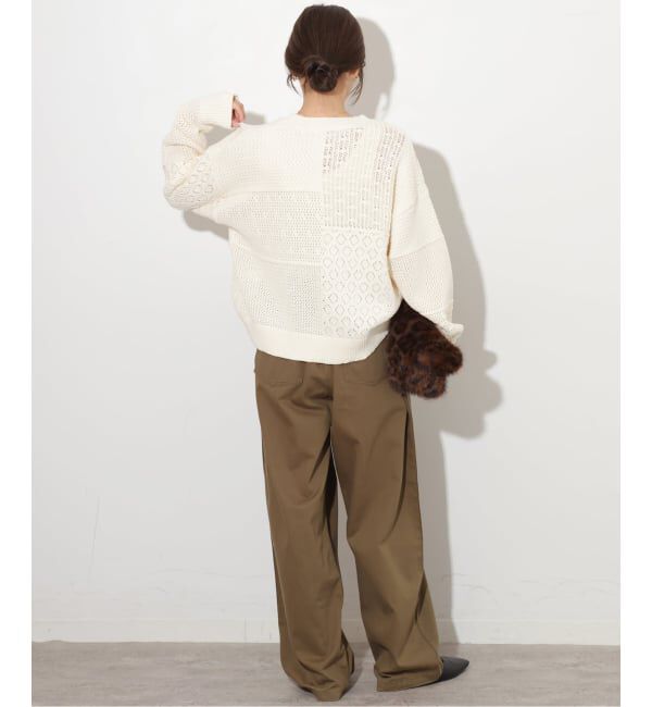 JOURNAL STANDARD relume「《予約》パッチワークニットプルオーバー」|ニット・セーター|