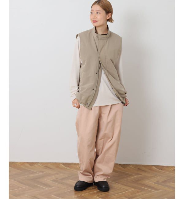 journal standard luxe「《予約》ウェザー スタンドカラーベスト」|ダウン|