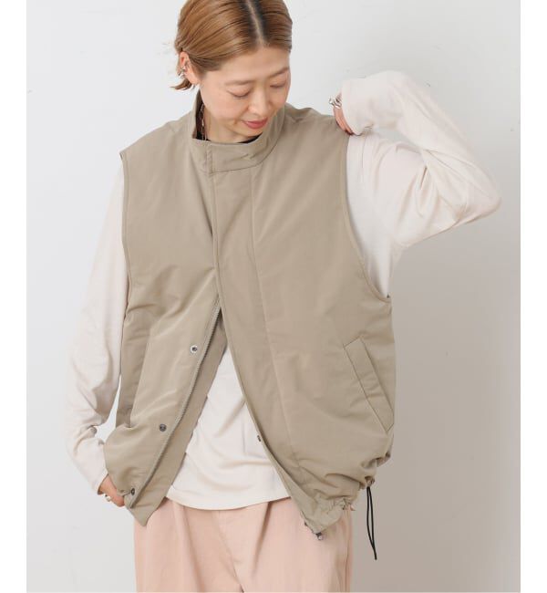 journal standard luxe「《予約》ウェザー スタンドカラーベスト」|ダウン|