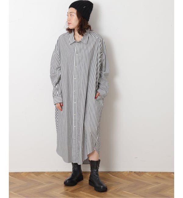 journal standard luxe「《予約》コットンストライプコンビワンピース」|ワンピース|