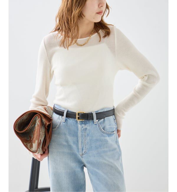 journal standard L'essage「丸胴クルーネックプルオーバー」|Tシャツ・カットソー|ナチュラル