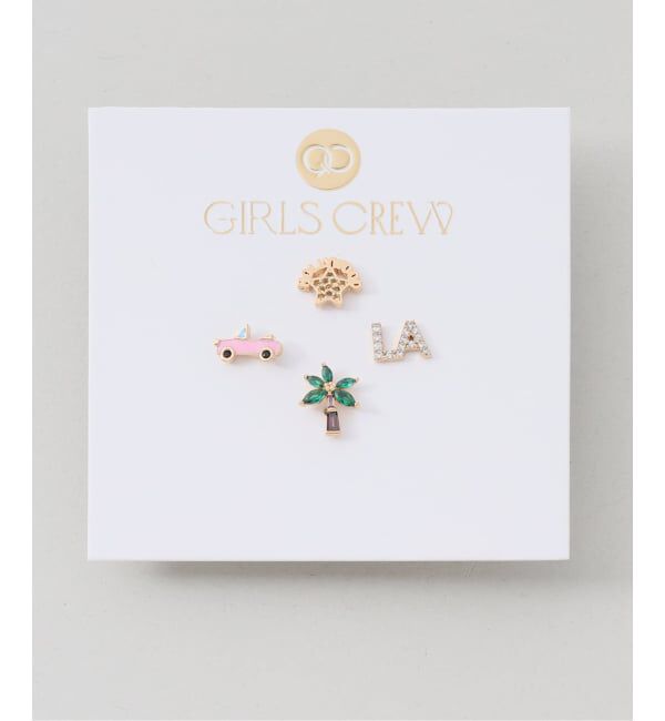 journal standard L'essage「《予約》Girlscrew/ガールズクルー City of Angels Stud Set ピアス」|ピアス|