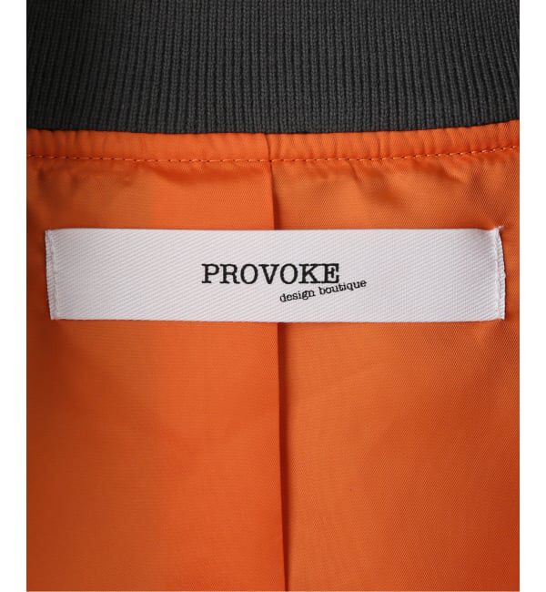 JOURNAL STANDARD relume「【PROVOKE/プロヴォーク】pigment short MA-1」|ブルゾン・スタジャン|