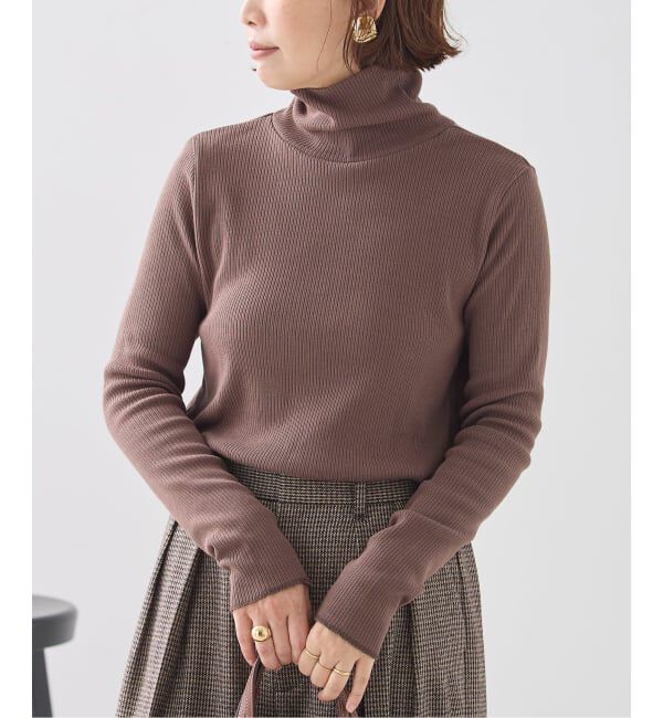 journal standard L'essage「《予約》カミーノテレコハイネックプルオーバー」|Tシャツ・カットソー|ベージュ