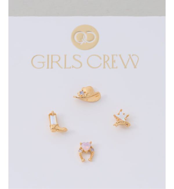 journal standard L'essage「《予約》Girlscrew/ガールズクルー Cowgirl Stud Set ピアス」|ピアス|