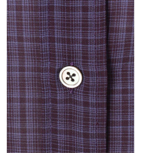 FRAMeWORK「シアーチェックレギュラーシャツ」|シャツ・ブラウス|