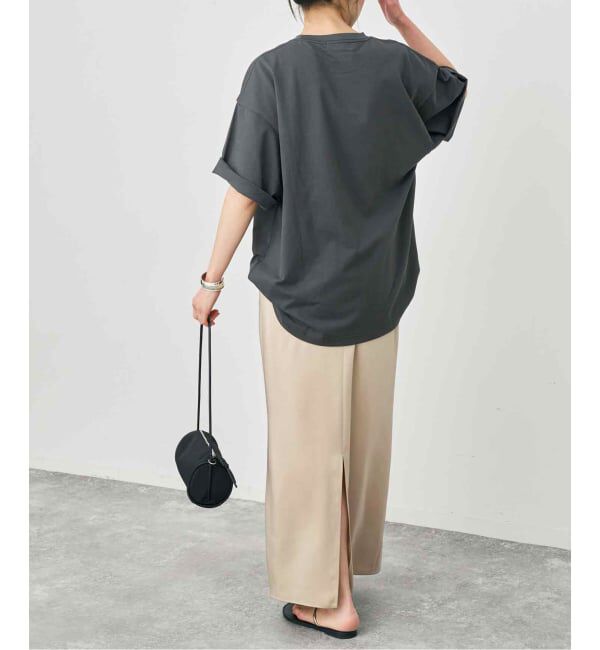 Spick and Span「サテンイージーIラインスカート」|スカート|