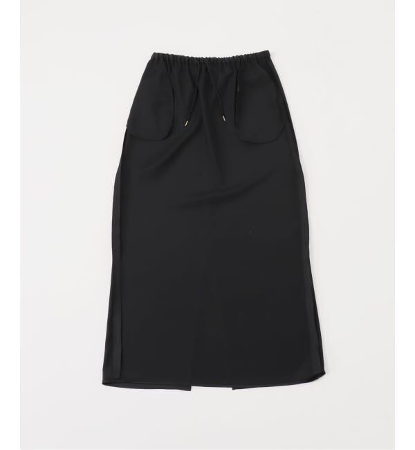Spick and Span「サテンイージーIラインスカート」|スカート|
