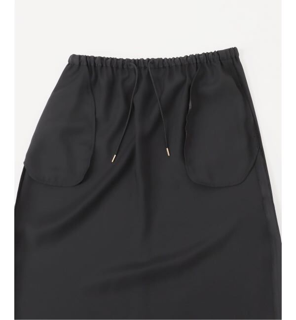 Spick and Span「サテンイージーIラインスカート」|スカート|